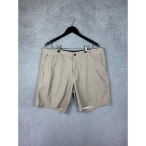 Hawke & Co Shorts Mens 40 Tan Khaki Stretch Zip Pockets Reflective HSWI170C Men